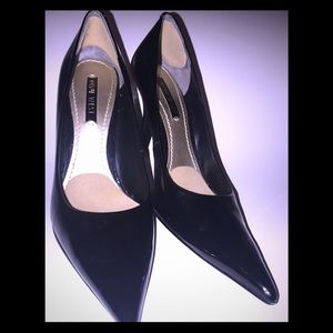 Patent leather heels